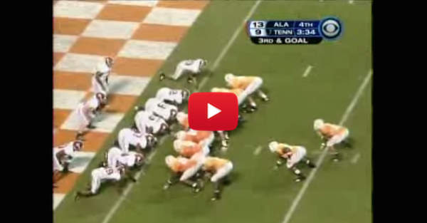 Throwback Thursday: Tennessee upends Alabama in Knoxville
