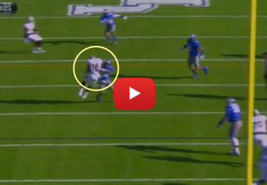 Kentucky cornerback lays out Mississippi State receiver