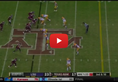 Should LSU have been flagged for offsides on Texas A&M's final play?