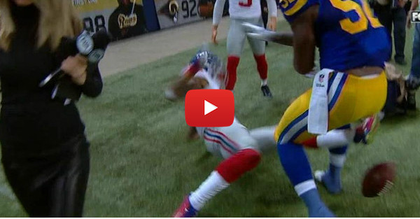 Rams-Giants throw punches after Odell Beckham Jr. is tackled out of bounds, leads to 3 ejections
