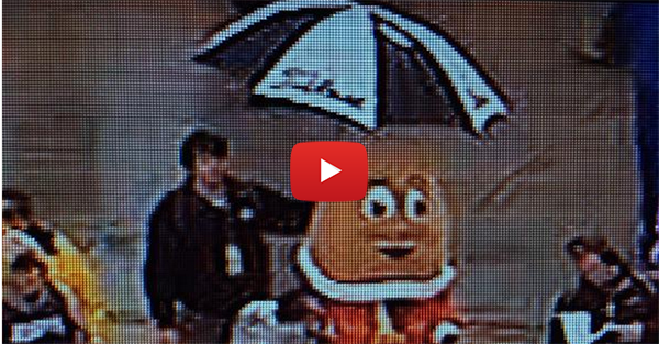 Famous Idaho Potato Bowl mascot must be kept dry; continues to be terrifying