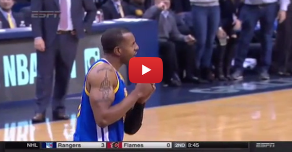 Andre Iguodala hits hilarious travel dance, ref gives him a technical