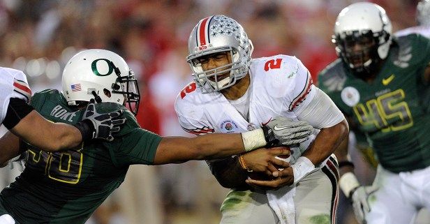 A former Ohio State star returned to campus this week and he was actually allowed to be there