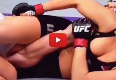 Here's what happened the last time Ronda Rousey was in the ring.  That was fast, but won't be this time.