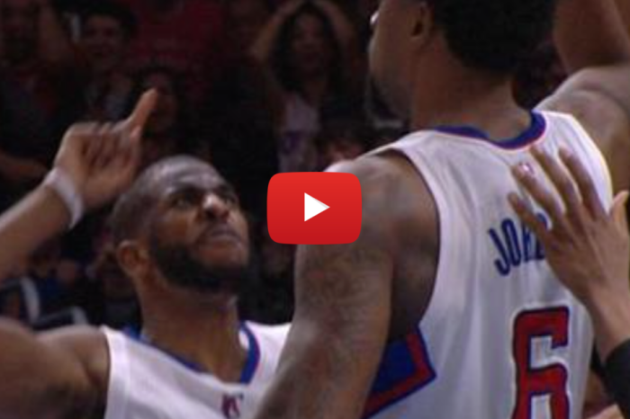 DeAndre Jordan made a mistake, and Chris Paul is really mad at him about it