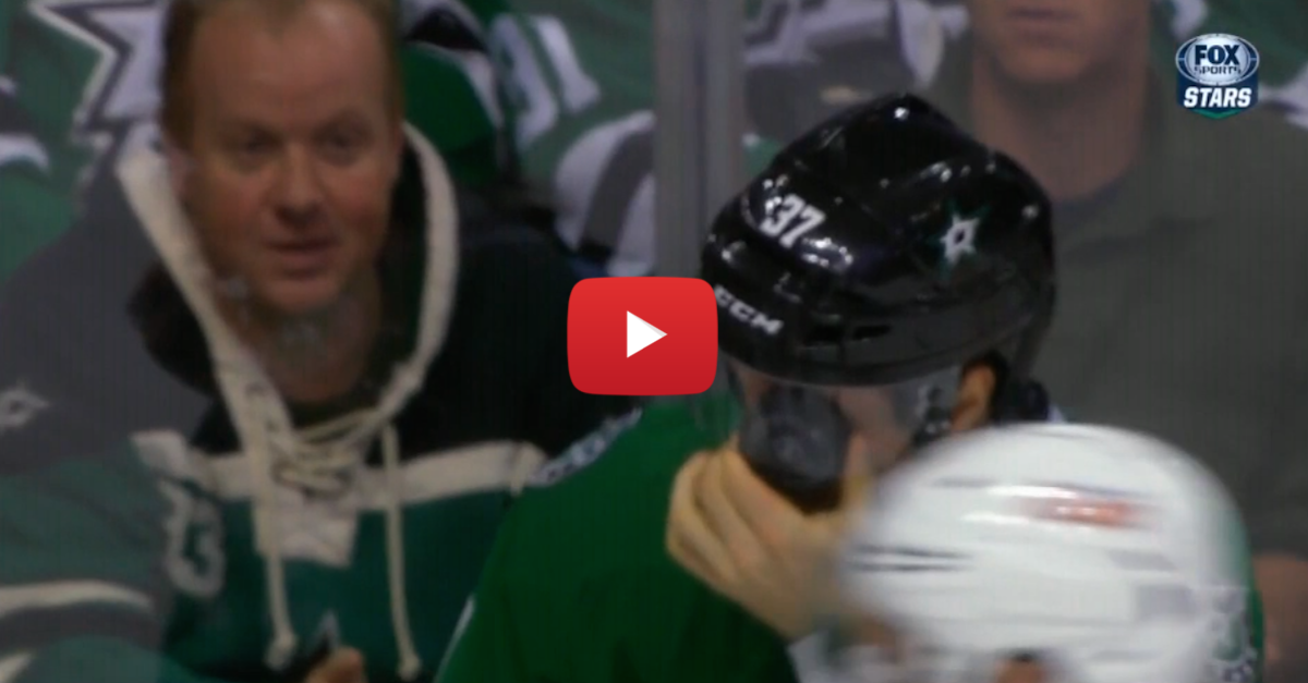 Nemeth Gets Puck Stuck In Visor Is Remarkably Unhurt Fanbuzz