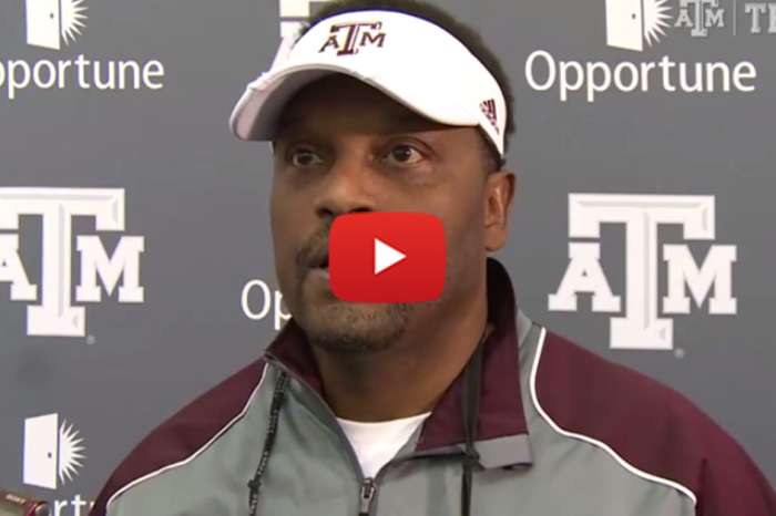 Kevin Sumlin discusses day one of Texas A&M’s spring practice