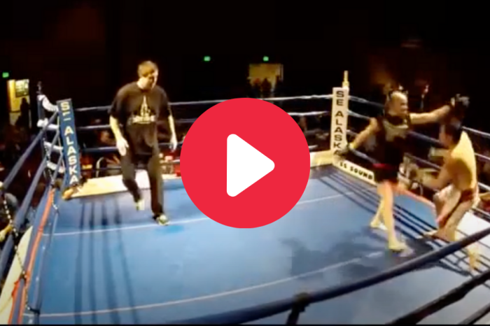 62-Year-Old Fighter’s Spinning Backfist KOs Opponent Half His Age