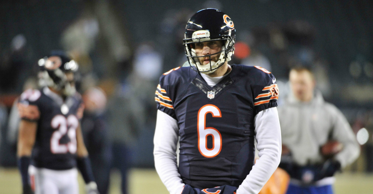 Nobody wanted a Jay Cutler-autographed football at a charity auction