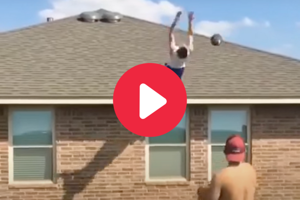 Backflip Catch Off Roof Goes Horribly Wrong