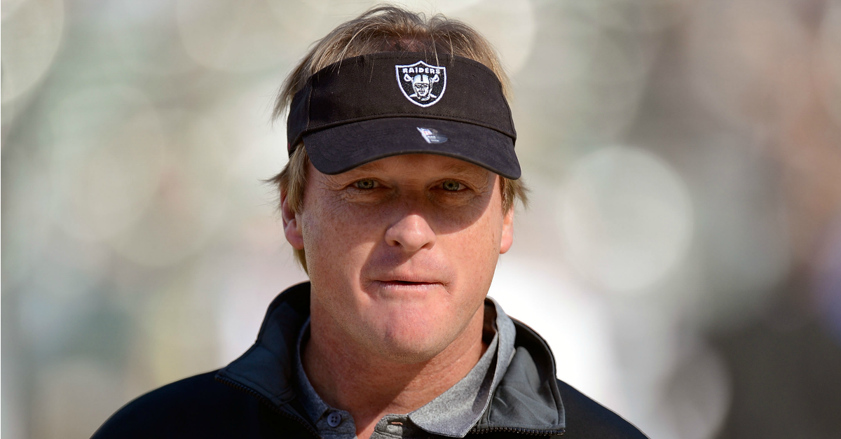 Former national champion QB reportedly interviewing to become assistant on Jon Gruden’s Raiders staff