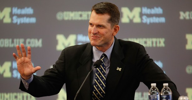 Jim Harbaugh appears to be going away from a long-standing Michigan tradition