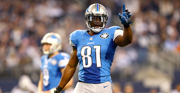 A year after retiring, Calvin Johnson throws shade at the Detroit Lions