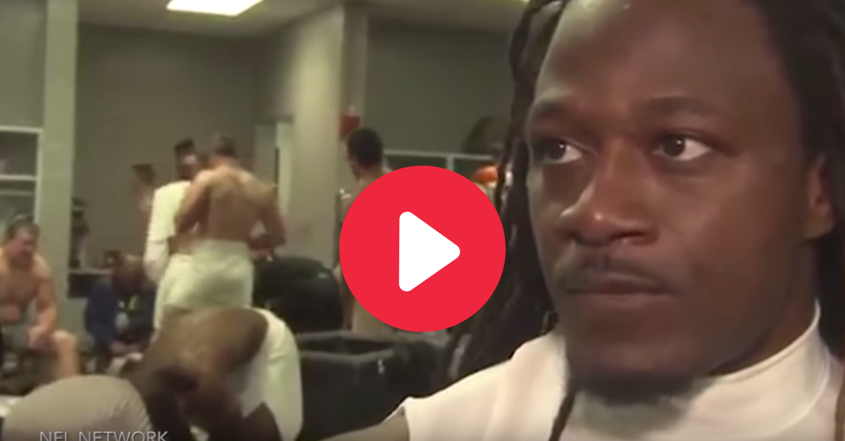 Locker Room Interview Accidentally Exposes NFL Players in All Their Glory