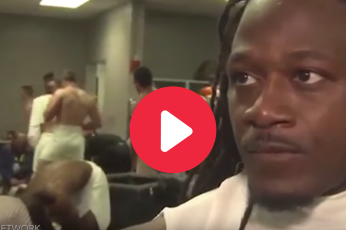 Locker Room Interview Accidentally Exposes NFL Players in All Their Glory