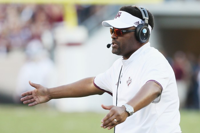 Kevin Sumlin’s seat can’t get much hotter after blowing a 34-point lead against Josh Rosen’s UCLA