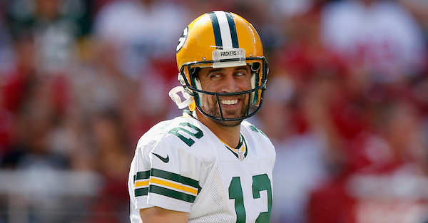 Aaron Rodgers takes jab at Falcons fans over crowd noise ahead of playoff tilt