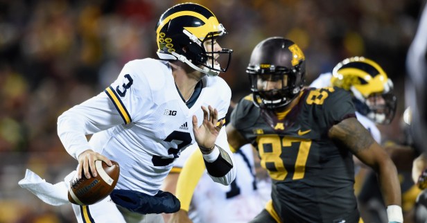 Michigan’s quarterback battle appears to be a two-horse race