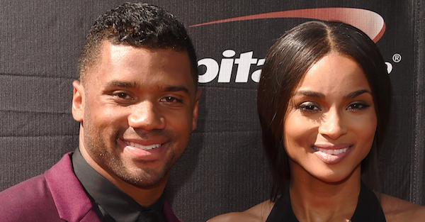 Russell Wilson Seen Playing Baseball With Baby Future 