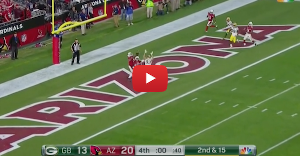 Aaron Rodgers Does It Again, Completes Hail Mary To Stun Cardinals ...