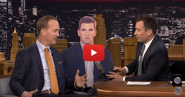 Peyton Manning pokes fun at “Eli’s sad face” and it’s not the first time he’s seen it