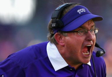 TCU coach tees off on Big 12 officials, Baker Mayfield following loss to Oklahoma