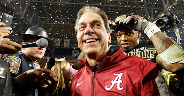 Nick Saban as college football’s first commissioner? He just welcomed the idea