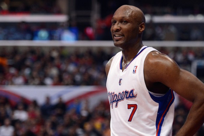 Photos: Lamar Odom makes first public appearance since October health scare