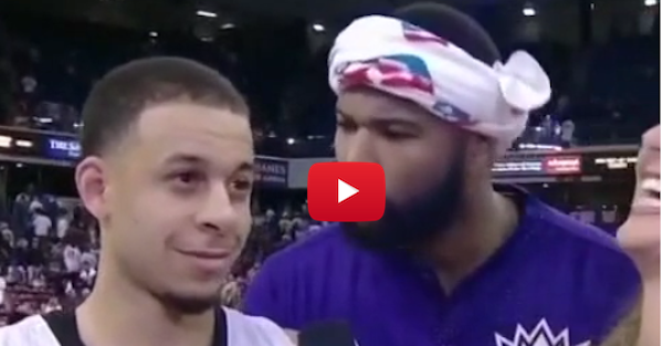 DeMarcus Cousins directly contradicts George Karl in this videobomb