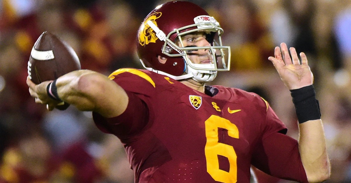 A USC WR just threw his former QB under the bus