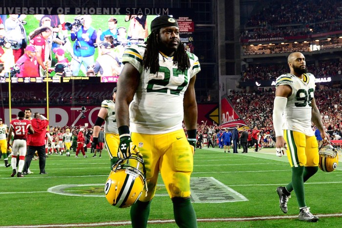 Photo: Eddie Lacy has taken his head coach’s advice and is getting in shape