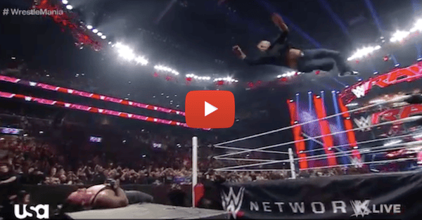 Undertaker Off Top Rope Shane McMahon jumped from the top rope to elbow drop The Undertaker ...