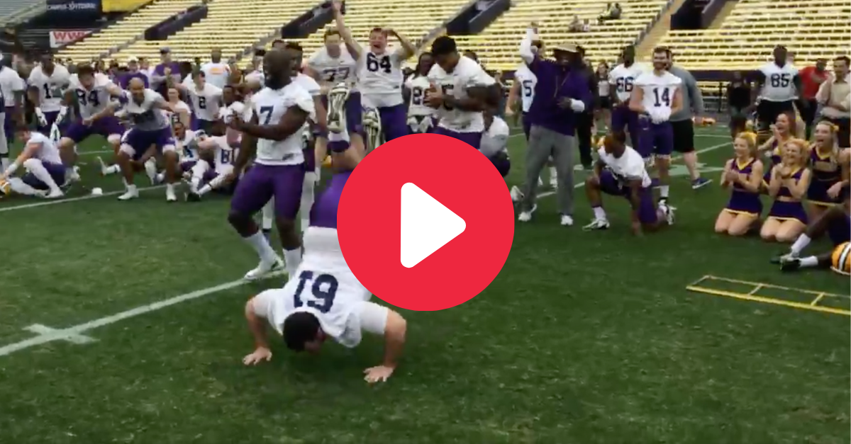 LSU Hosted a Dance-Off & a 280-Pound Lineman Stole The Show