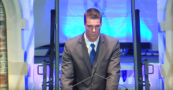 Marshall Plumlee gives incredible speech at Duke banquet