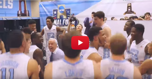 UNC’s locker room was a party after Syracuse win