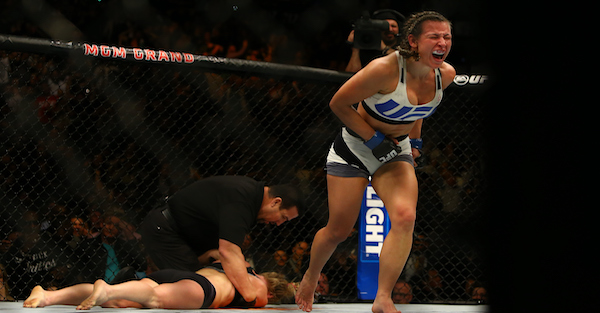 Miesha Tate isn’t focused on her next opponent — she wants Rousey in the world’s most famous arena