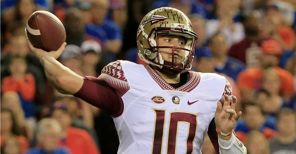 Florida State QB Sean Maguire seen walking without a boot post-surgery