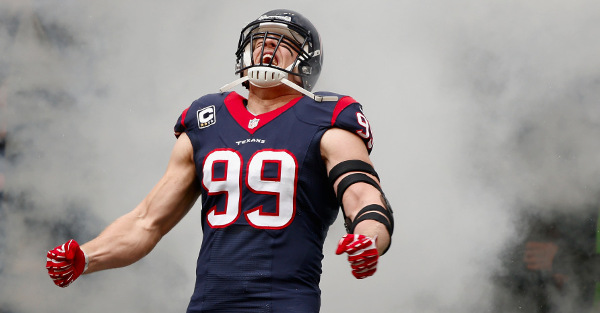 Every day, JJ Watt eats enough food to feed a family of four
