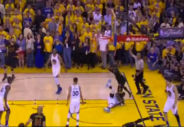 Did Draymond Green get away with yet another vicious kick in Game 7?