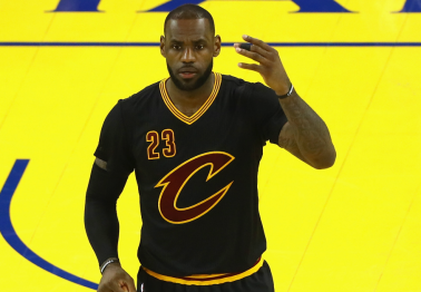 Someone made the worst LeBron sign ever, and that is not an exaggeration