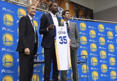 It sounds like not even the Warriors thought they would land Kevin Durant