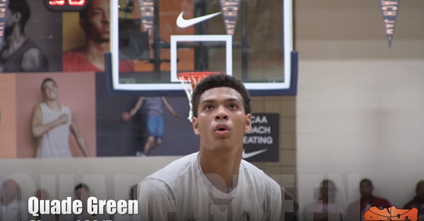 Top 3 PG Quade Green lets these schools know they actually have a shot at him