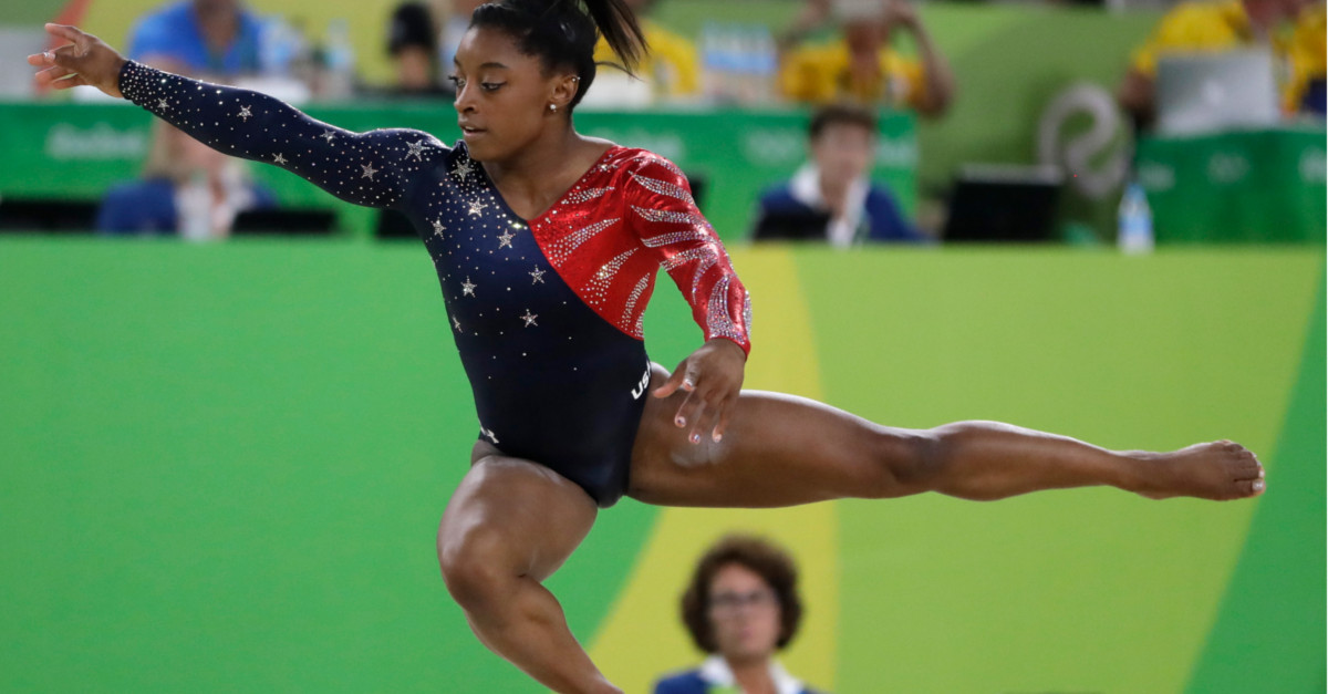 Simone Biles makes America proud and soars higher than ever during Olympics gymnastics qualifier