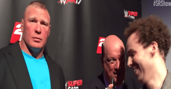 Brock Lesnar destroys Conor McGregor as a little girlie man, and the war is on