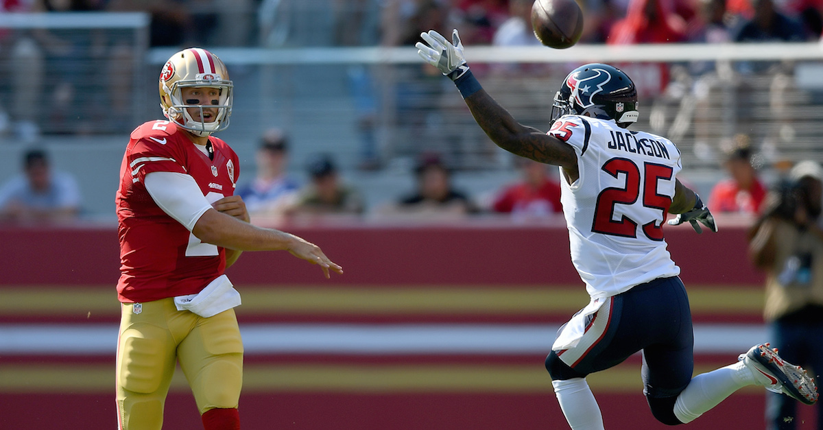 The 49ers could use a change at quarterback, but the team is sticking with Blaine Gabbert for this reason