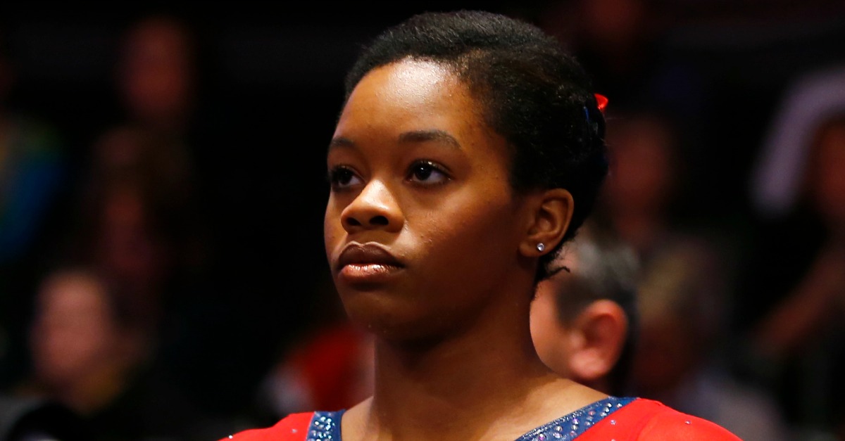Gabrielle Douglas reduced to tears over what her mom calls social media “bullying”