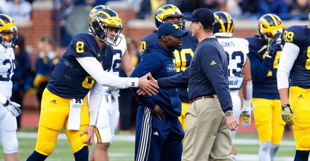 Jim Harbaugh has a high-profile transfer in the fold, but will he start for Michigan?