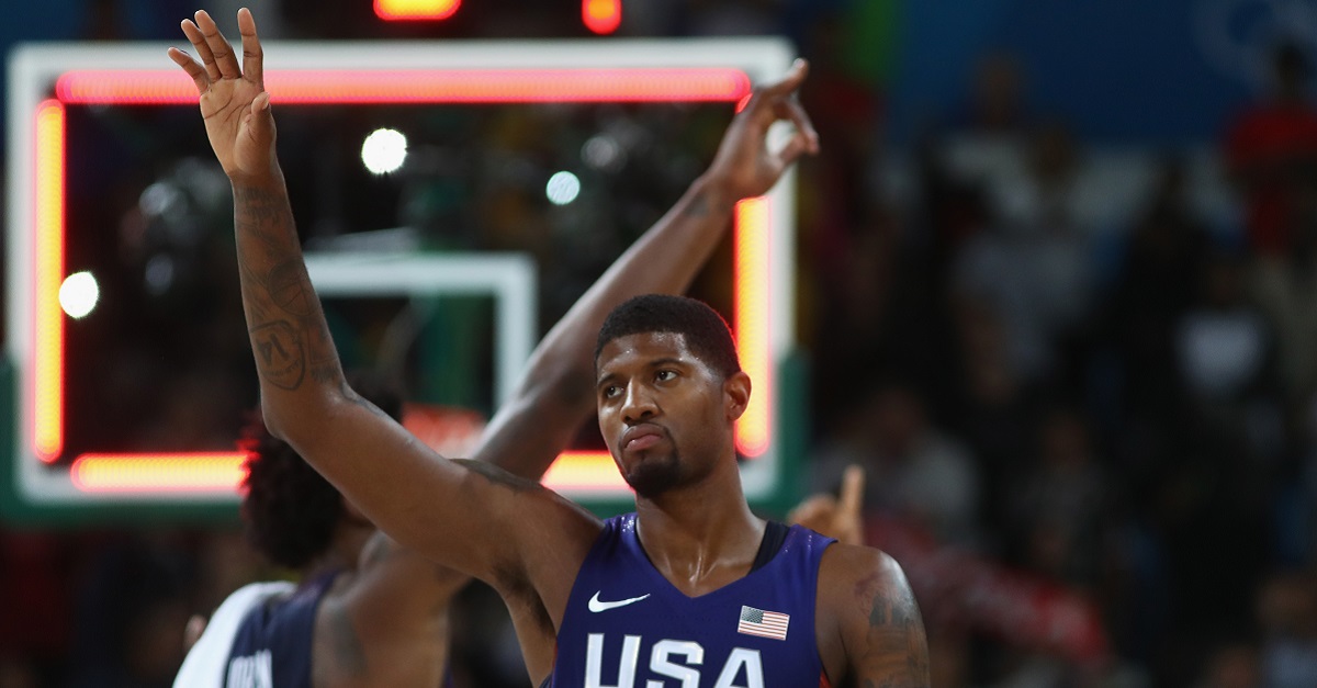 Paul george on sale 2016 usa jersey