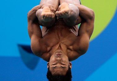 This Malaysian diver's belly flop is one of the best of the Olympics so far