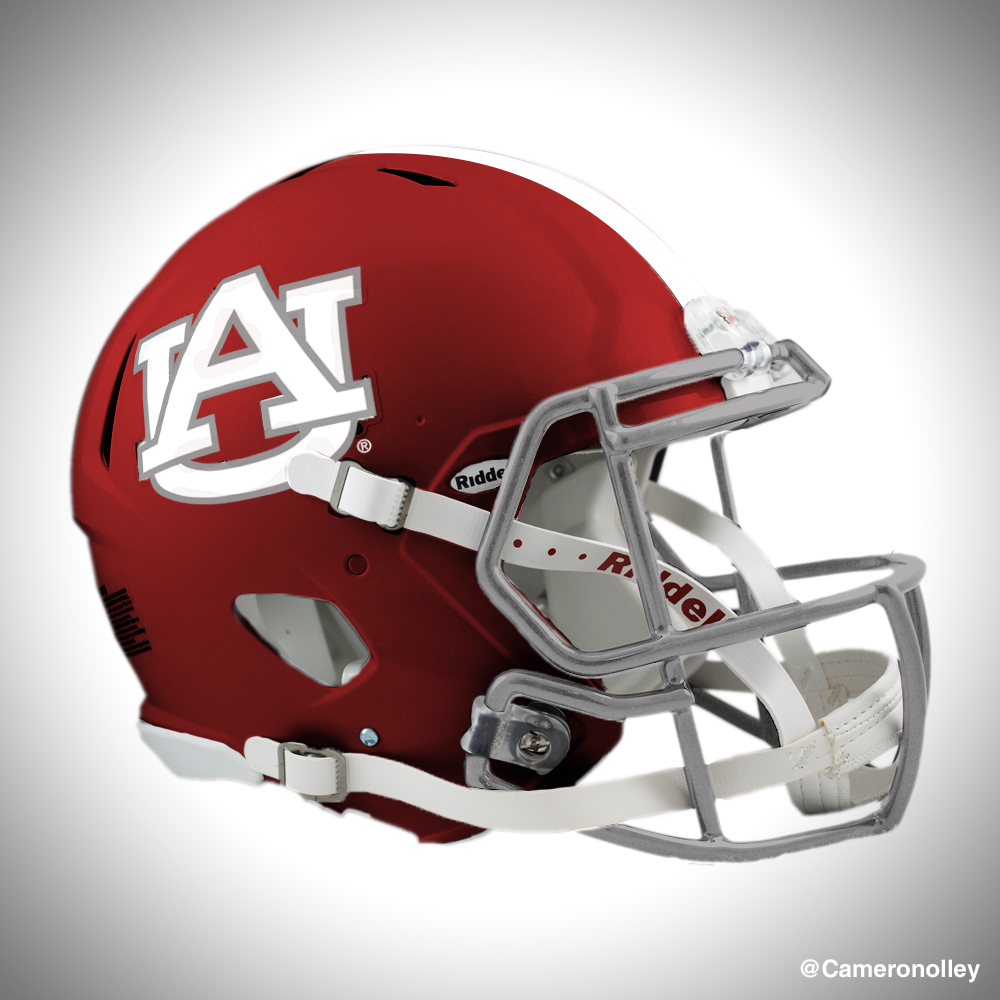 A Reddit user brought college football rivalries together in a helmet ...